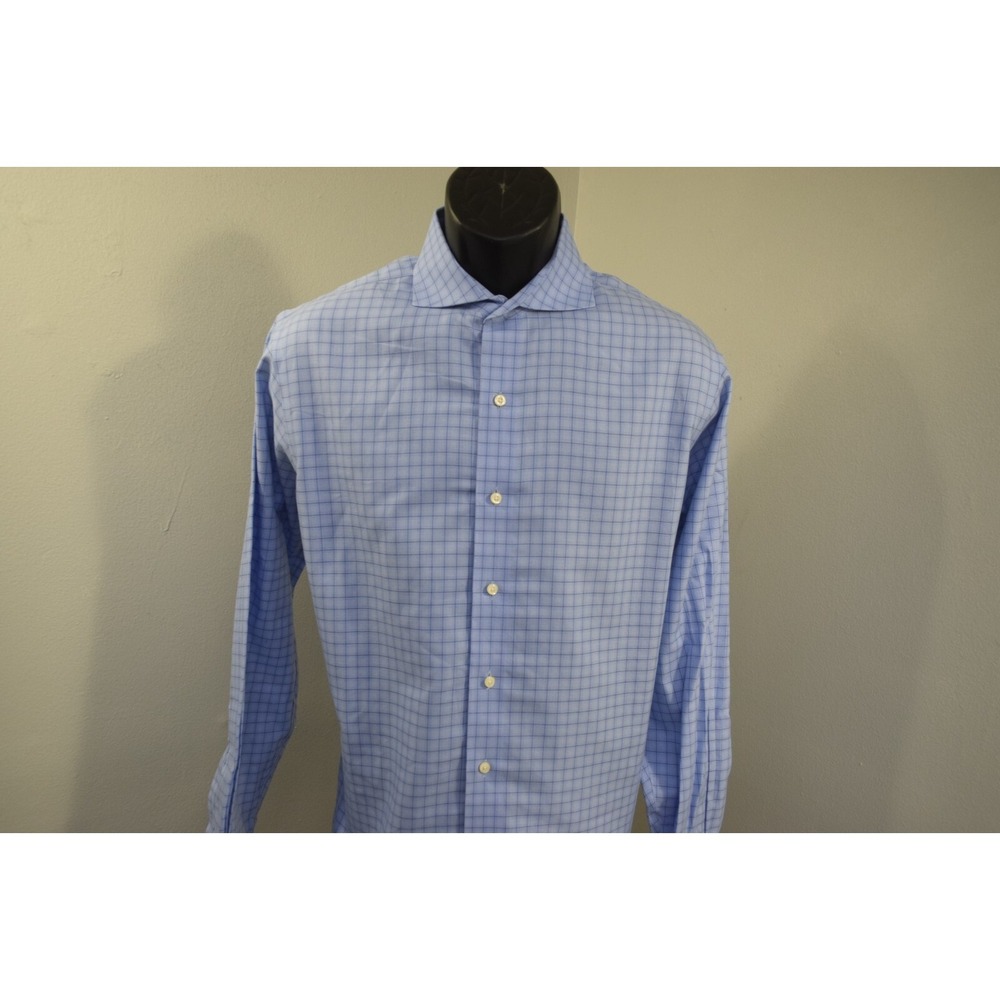 Brooks Brothers Regent Dress Shirt Plaid Non-Iron Long Sleeve Men 16 34/35 Large - Picture 11 of 11